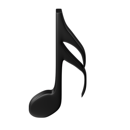 Sixteenth Note  3D Icon