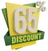 Sixty Five Percent Discount