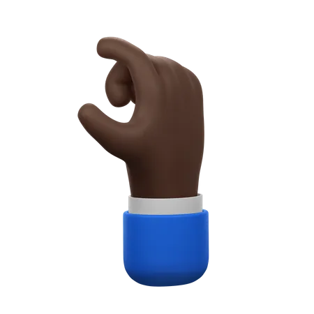 Size Measuring Hand Gesture  3D Icon