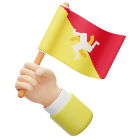 Sizilien flagge  3D Icon