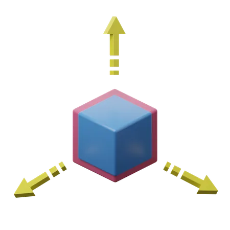 Skalierbarkeit  3D Icon