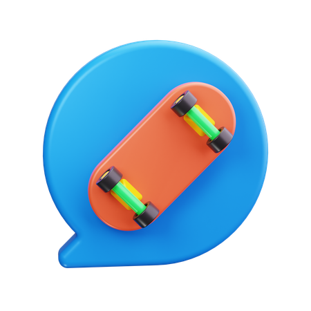 Skate  3D Icon