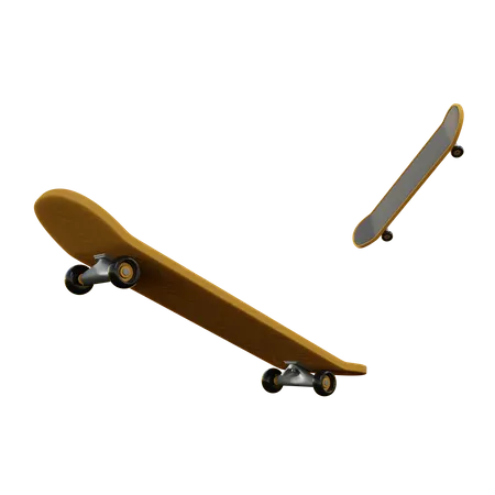 Skate  3D Illustration