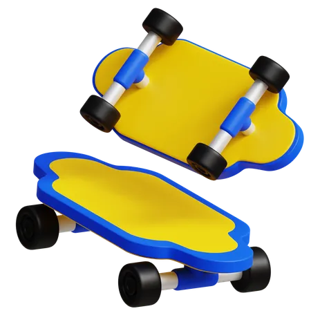 Skate básico  3D Icon