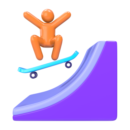 Skatepark  3D Icon
