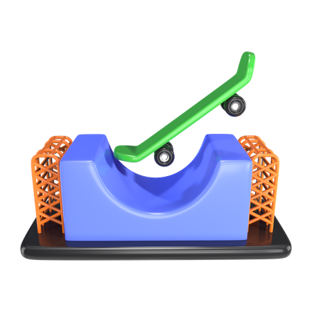 Skatepark  3D Icon