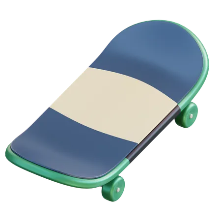 3 D Illustration Skateboard 3D Icon