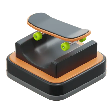スケートボード  3D Icon