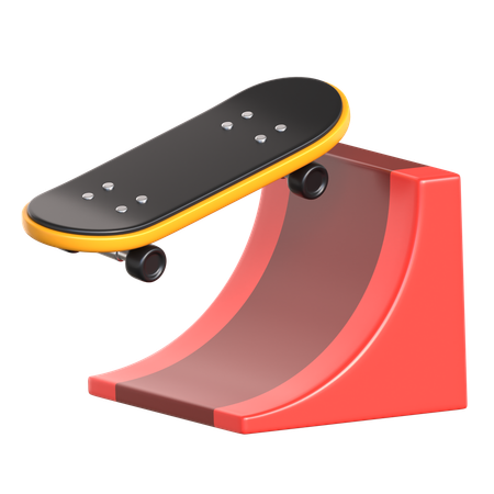 Skateboard  3D Icon