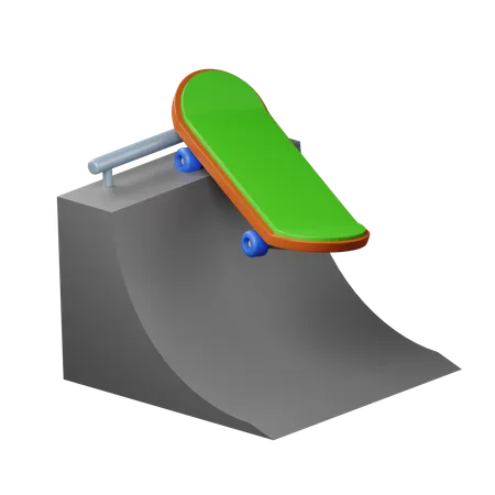 Skateboard  3D Icon