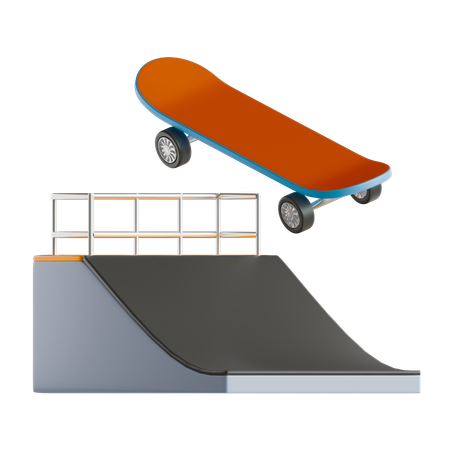 Faire de la planche à roulettes  3D Icon