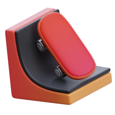 Skateboard  3D Icon