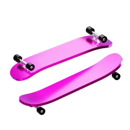 Skateboard  3D Icon