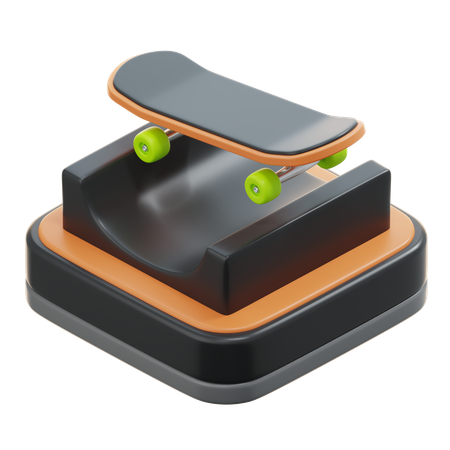 Skateboard  3D Icon