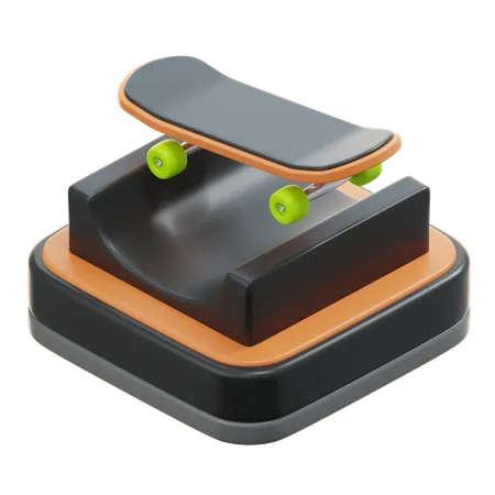 Skateboard  3D Icon