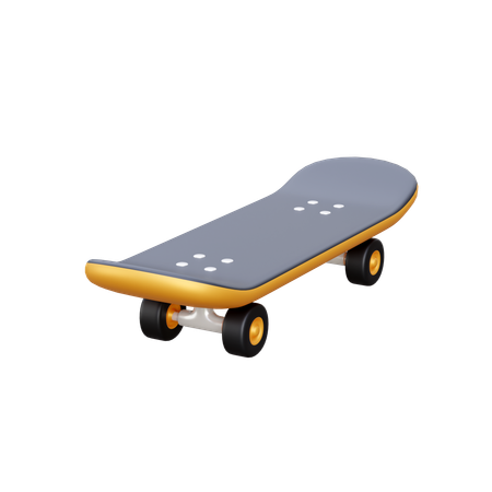 Skateboard  3D Icon