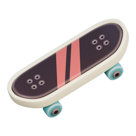 Skateboard  3D Icon