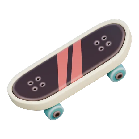 Skateboard  3D Icon