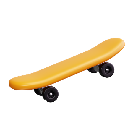 Skateboard  3D Icon