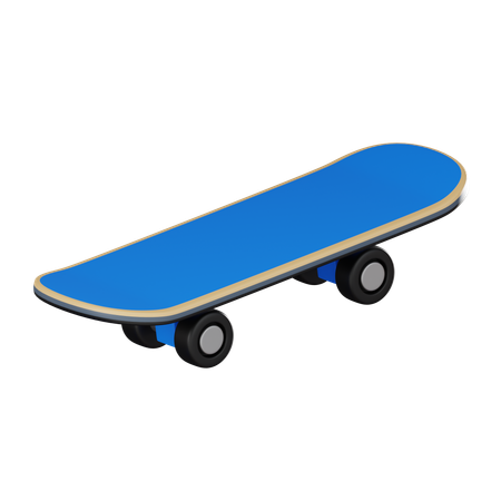 Skateboard  3D Icon