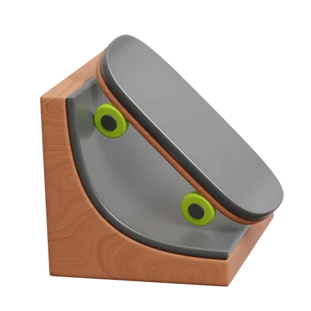 Skateboard  3D Icon