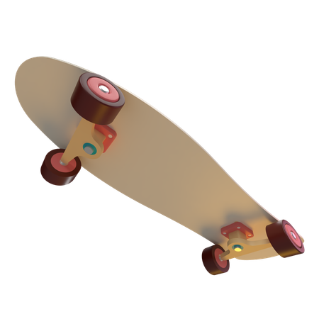 Skateboard 3D Icon