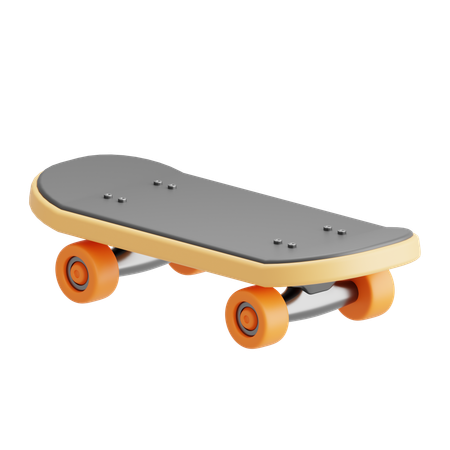Skateboard 3D Icon