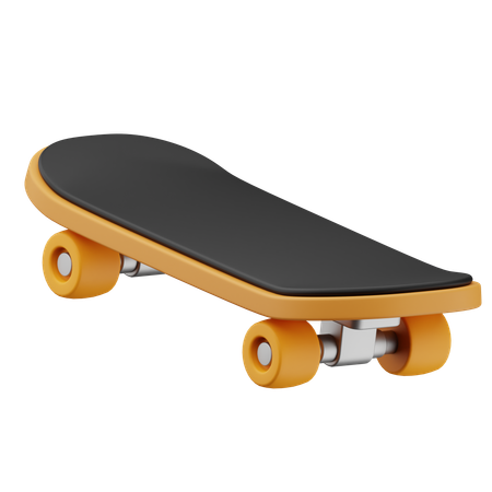 Skateboard 3D Icon