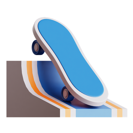 Skateboard  3D Icon