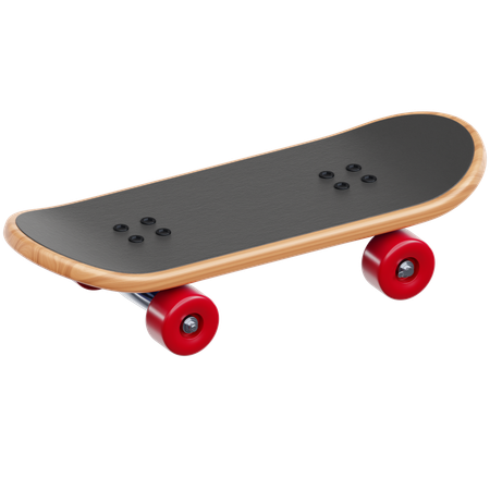 Skateboard  3D Icon