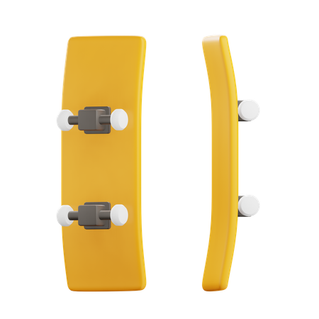 Skateboard  3D Icon