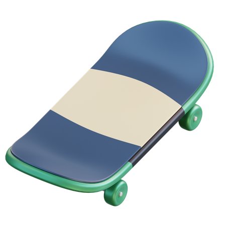 Skateboard 3D Icon