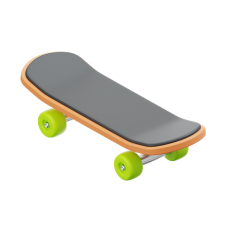 Skateboard 3D Icon