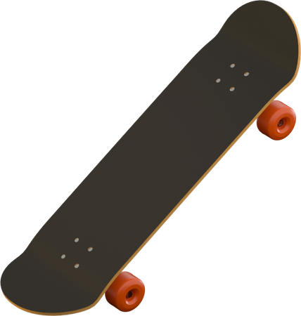 Skateboard 3D Illustration