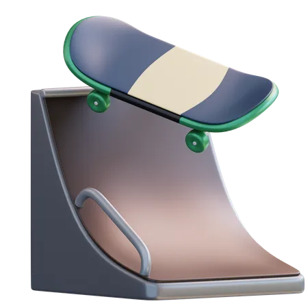 3 D Illustration Skateboarding 3D Icon