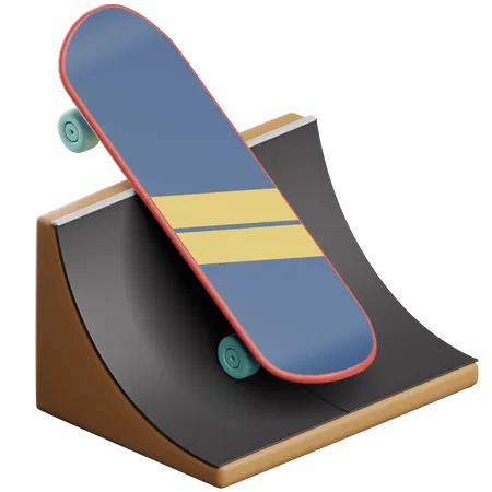 Skateboarding  3D Icon