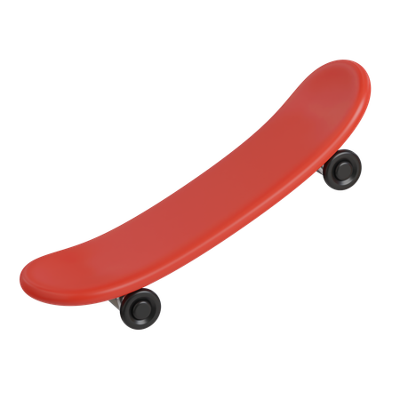 Skateboarding Hobby  3D Icon