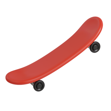 Skateboarding Hobby 3D Icon