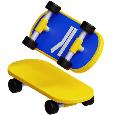 Skateboards  3D Icon