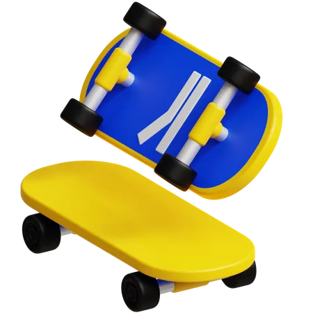 Skateboards  3D Icon