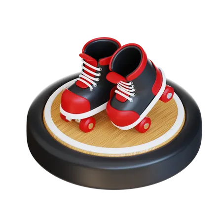 Skating  3D Icon