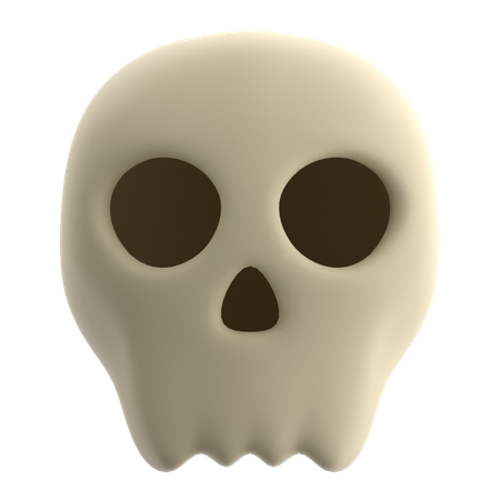 Skeleton Head  3D Icon