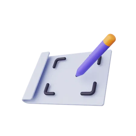 Sketch  3D Icon