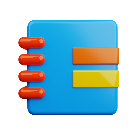 Sketch Book  3D Icon