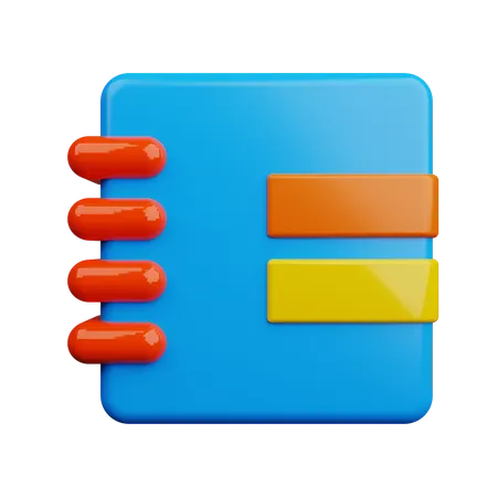 Sketch Book  3D Icon