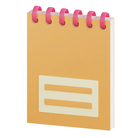 Sketch Book  3D Icon