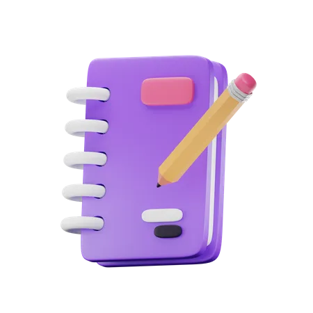 Sketch Book  3D Icon