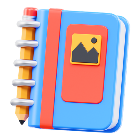 Sketchbook  3D Icon