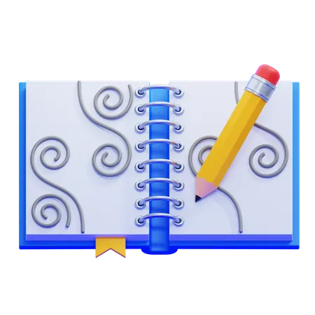 Sketchbook  3D Icon
