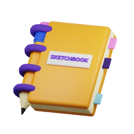 Sketchbook  3D Icon